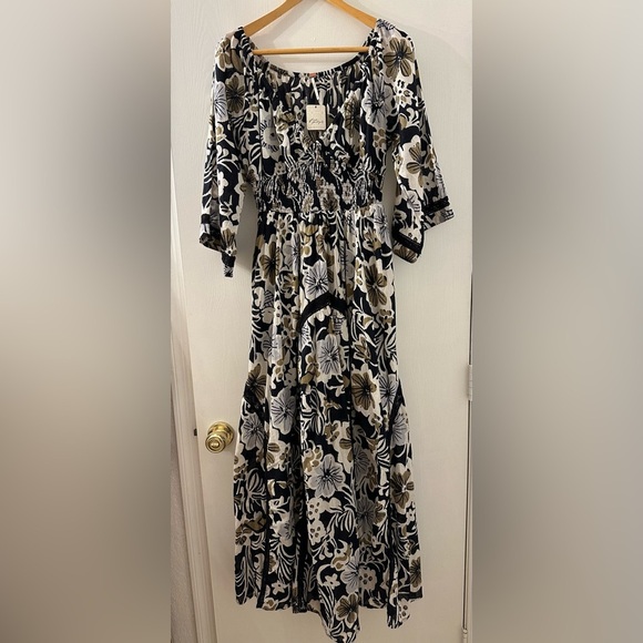 NWT Free People Dixie Printed Floral Maxi Dress Size Small - Picture 4 of 7